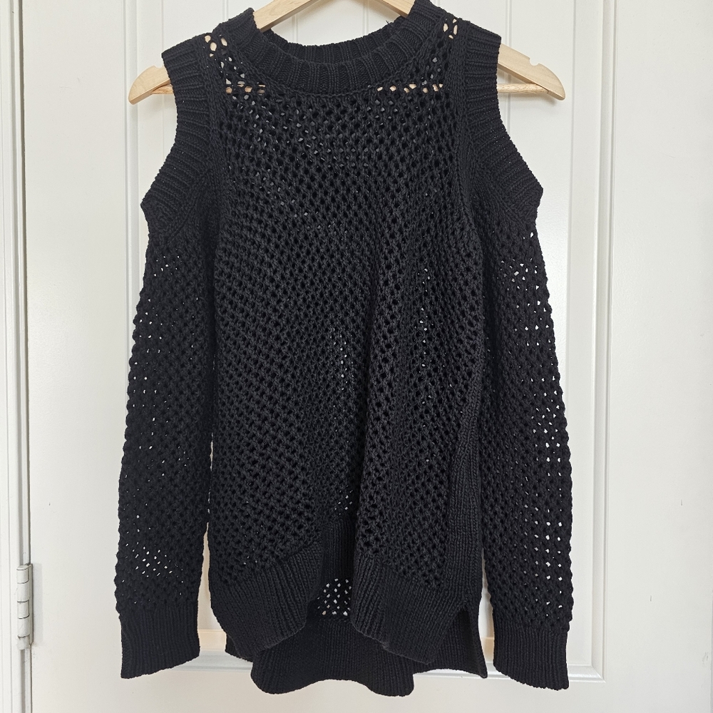 AllSaints Arzana Cold Shoulder Top